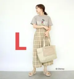 しまむら てらさん terawear emu チェックスカート イエロー L