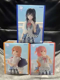 XStellar 雪ノ下雪乃 一色いろは 由比ヶ浜結衣 俺ガイルフィギュアセットのサムネイル