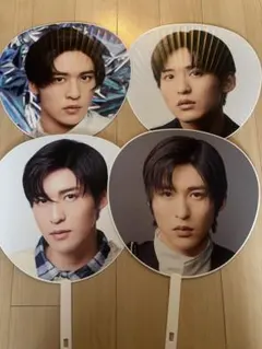 SnowMan 目黒蓮 うちわ 4点セット