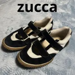zucca オープントップベルクロスニーカー　24cm ブラック/ホワイトのサムネイル