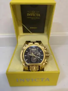 天*界様 【美品】INVICTA BOLT ZEUS クロノグラフ ゴールド 箱のサムネイル
