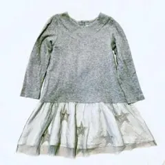 kate spade グレー 星柄 ワンピース 120