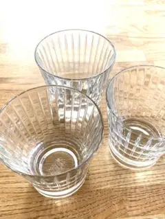 サントリー　ロックグラス　ストライプ　グラス 3個セット