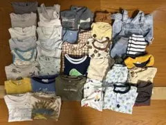 子供服　まとめ売り 80センチ 男の子 夏物　36点