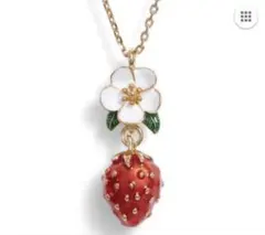 kate spade ストロベリーネックレス いちご ペンダント 保存袋つき