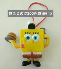 スポンジボブ　ミールトイ　マック　ハッピーセット　ハンバーガーストラップのサムネイル