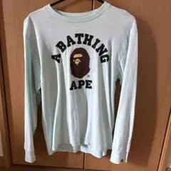 A BATHING APE XL ホワイト Tシャツ ロンT - メルカリ