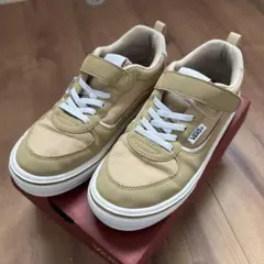 VANS キッズ スニーカー 22cm ベージュ マーベリック 軽量