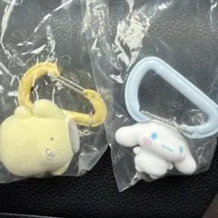 ポムポムプリン シナモロール　カラフルカラビナマスコットチャーム