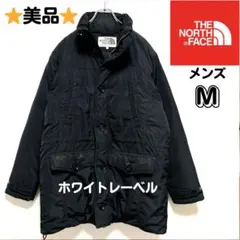 【美品】ノースフェイス ホワイトレーベル 700フィル メンズM 黒 ダウン