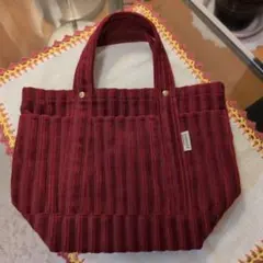 コメダ珈琲　2024年福袋　ソファー柄コーデュロイトートバッグ