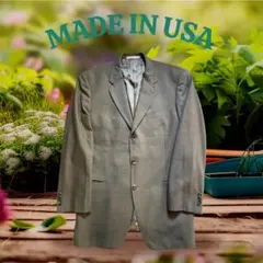 アメリカ製 チェック柄 テーラードジャケット