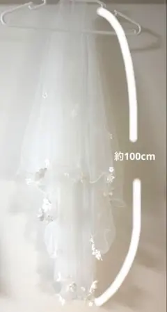 ホワイトウェディングベール