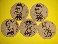 KRUNK x BIGBANG BEACH コースター 5枚セット
