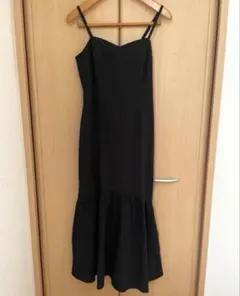 RESEXXYリゼクシー マーメイドキャミワンピース ロングワンピース ブラック