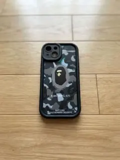 A BATHING APE iPhone用14 ケース 迷彩柄