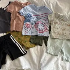 男の子　サイズ80 ブランドミックス　夏服　8着　まとめ売り