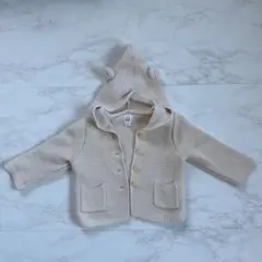 baby GAP フード付きクマさんカーディガン 12-18ヶ月