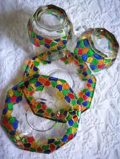 Slabsi　クリスタル　ペアカップ&ソーサー　新品