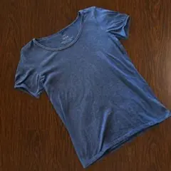 ikka イッカ 半袖Tシャツ M ネイビー シンプル カットソーのサムネイル