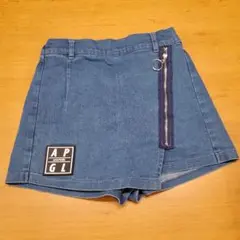 ANAPGIRL　アナップガール　XS　デニムスカート ショートパンツ　スカパン