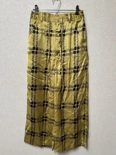 MARNI ユニクロ　チェック柄カジュアルパンツ Sサイズ