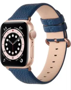 ✨未開封✨アップルウォッチ バンド 紺青/ローズゴールドバックル