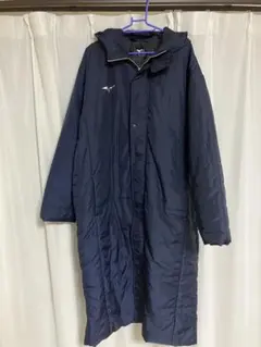 【美品】MIZUNO ベンチコート ネイビー ロング丈のサムネイル