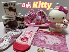 ハローキティ まとめ売り8点 レア キティ貯金箱 巾着袋 マグカップ
