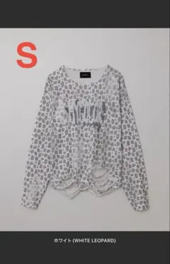 【GRANCY】総柄ラインストーングラフィックロンT S