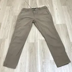 ビームスハート ストレッチ テーパードパンツ ベージュ Sサイズ