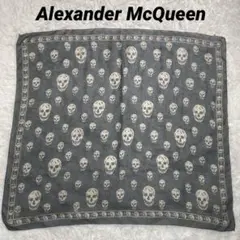 アレキサンダーマックイーン　大判スカーフ　タペストリー　シアークロス　スカル髑髏