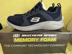 SKECHERS MEMORY FOAM ネイビー　27センチ　新品未使用