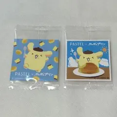 パステル　ポムポムプリン　シール　ラスク