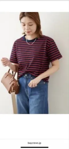 ジャーナルスタンダード　クラシックボーダーハーフスリーブTシャツ