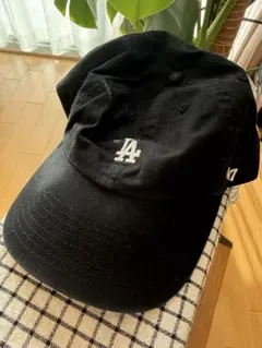 美品】New Era LAロゴ キャップ ブラック サイズ調整可