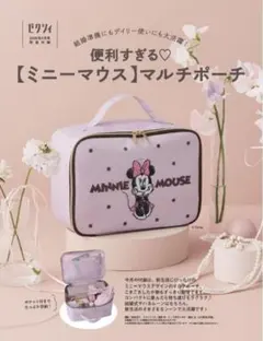 ゼクシィ 2026年5月号付録 　　　　【ミニーマウス】マルチポーチのサムネイル