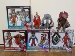 ウルトラエントリーセット ゼロ ギンガ ジード アーク ナイス ガラモン ソフビ