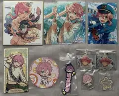 あんスタ 姫宮桃李 色紙 コースター 一番くじ ラバーチャーム アクリルスタンド