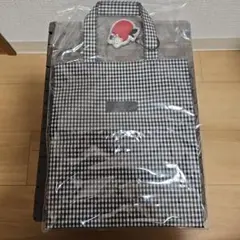 ファミリア　ギンガムチェックトートバッグ