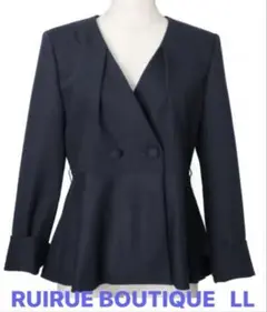 RUIRUE BOUTIQUE タック＆ペプラムジャケット　　タグ付新品
