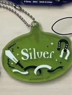 ツイステ シルバー ネームアクリルキーホルダー