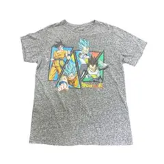 DRAGON BALL 超　プリントTシャツ　グレー　古着8Sc
