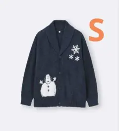 新品　未使用　GU スヌーピー　ラウンジ　カーディガン　Peanuts　　Sのサムネイル