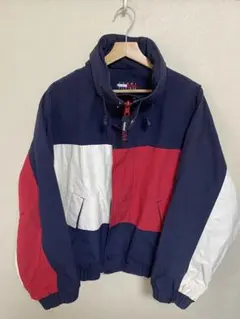 90s Tommy Hilfiger リバーシブル ビックフラッグジャケット
