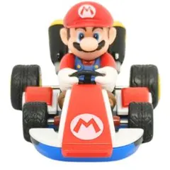 【美品】任天堂 マリオ カート型 プルバック式 ミニカー