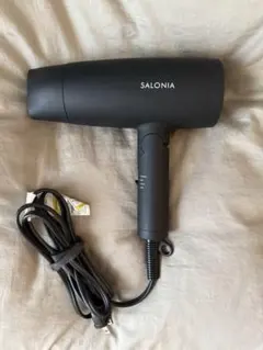 【美品】SALONIA ヘアドライヤー ブラックSL-013BK