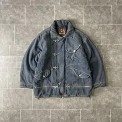 ダック地 ファイヤーマンジャケット カバーオール OLD 古着