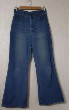 Lサイズ ブーツカットデニム ブルー