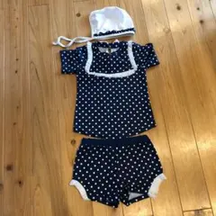 水着 セットアップ  帽子付き　女の子
